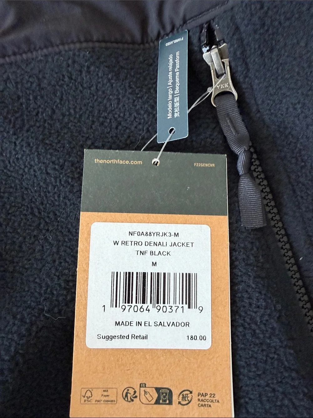 The North Face Black Retro Denali Fleece Jacket